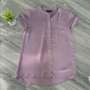 Simply Vera Vera Wang Lavender Button Down Shirt
